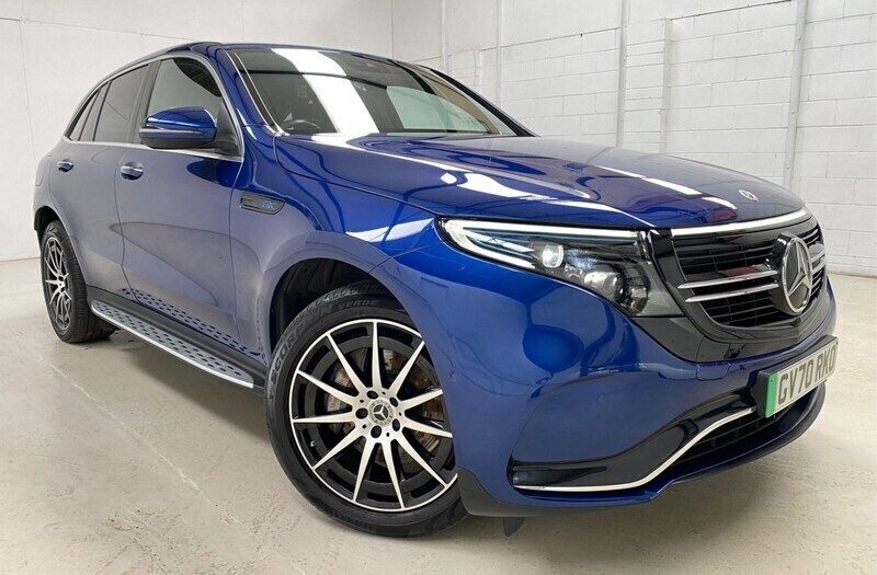 Blue Used 2020 Mercedes EQC400 AMG line SUV | £21,499 (Super price) - Image 1/4