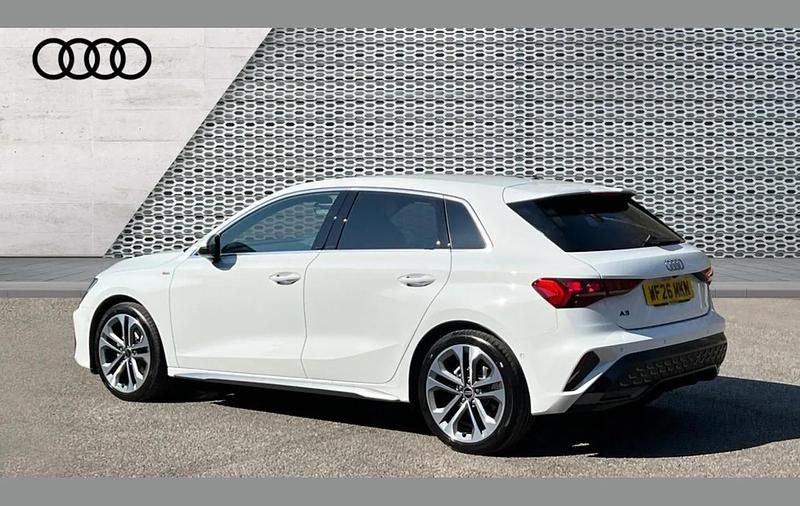 Used Audi A3 S-Line 113 HP (83 kW) 2026 White Hatchback
