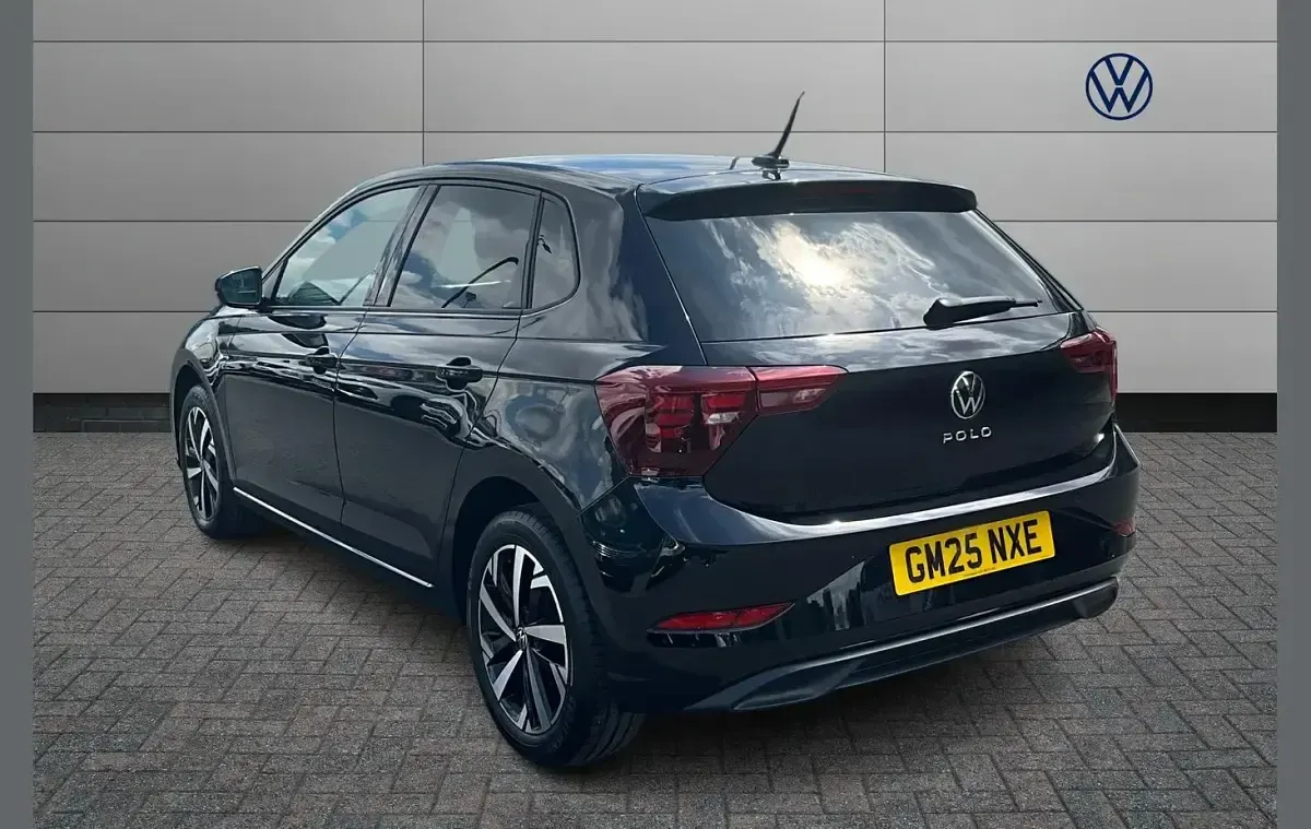 Used VW Polo Match 95 HP (69 kW) 2025 Black Hatchback