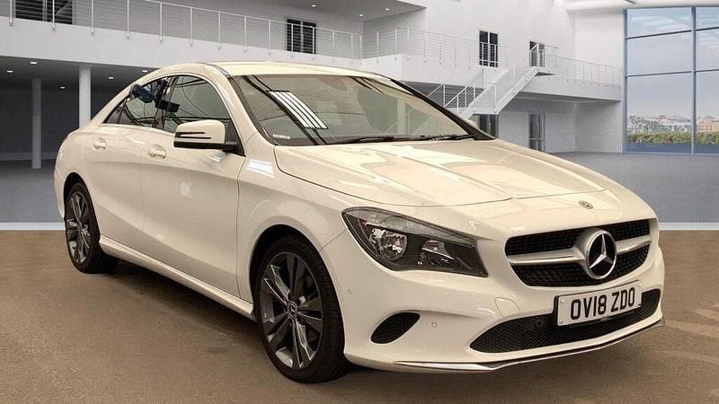 White Used 2018 Mercedes CLA200 Coupe | £11,450 (Fair price) - Image 1/4