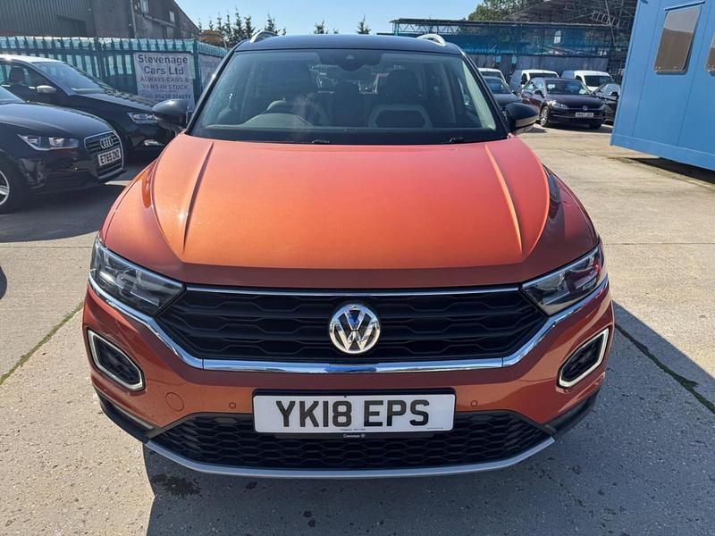 Used VW T-Roc SEL 150 HP (110 kW) 2018 Orange SUV