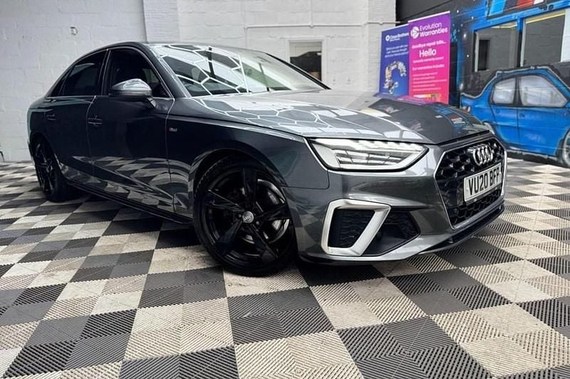Used Audi A4 S-Line 163 HP (119 kW) 2020 Grey Sedan