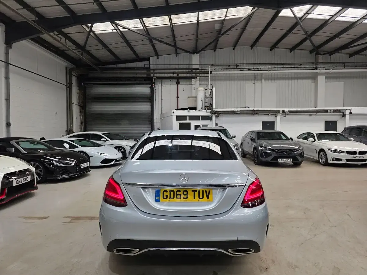 Used Mercedes C200 AMG line 2020 Silver Sedan