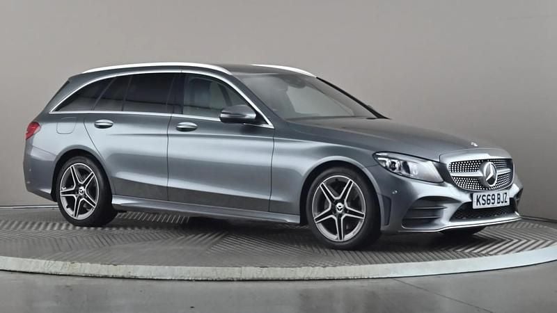 Grey Used 2019 Mercedes C220 AMG line Estate | £16,398 (Fair price) - Image 1/3