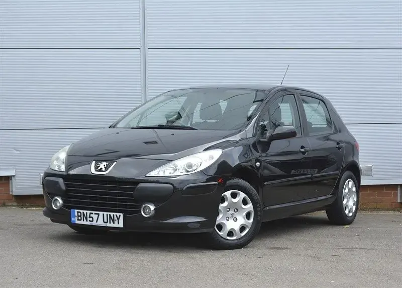 Used Peugeot 307 90 HP (66 kW) 2007 Black Hatchback