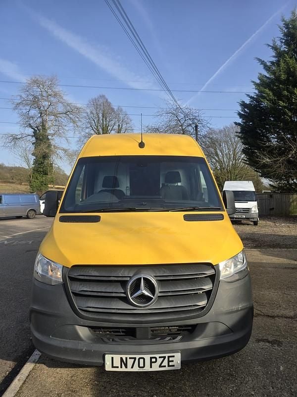 Begagnad Mercedes Sprinter Progressive 2020 Gul Van
