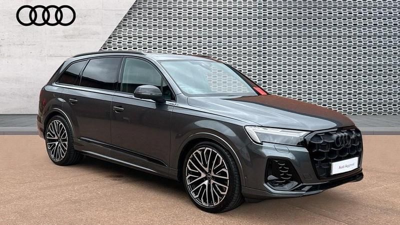 Grey Used 2024 Audi Q7 Black Edition SUV | £70,881 (Fair price) - Image 1/4