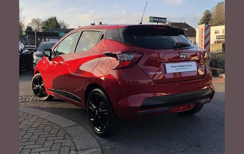 Used Nissan Micra 91 HP (66 kW) 2022 Red Hatchback