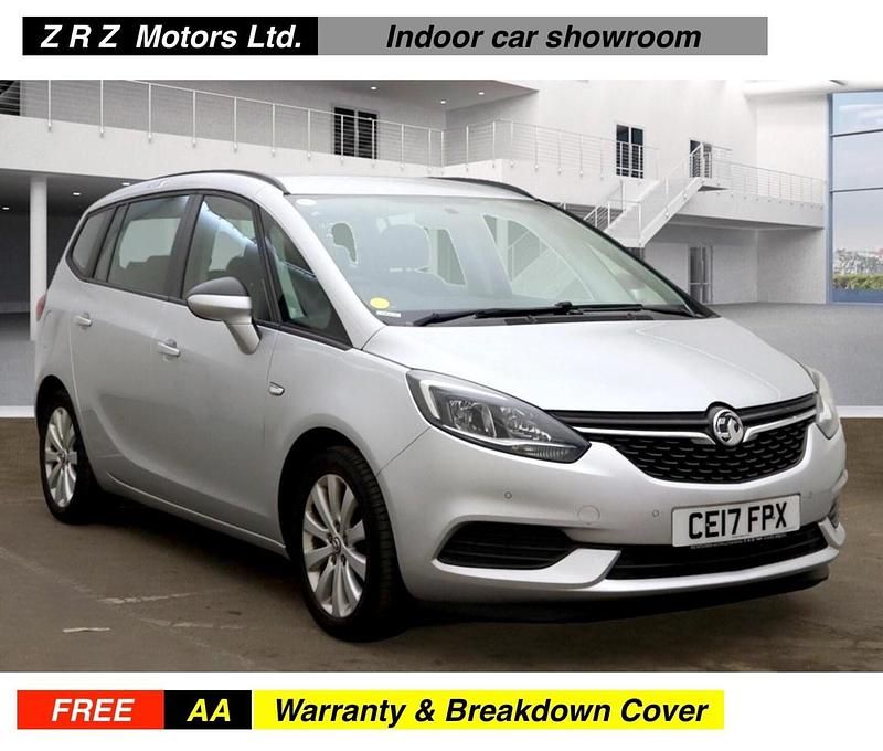 Silver Used 2017 Vauxhall Zafira Design Edition MPV | £5,499 (Fair price) - Image 1/3