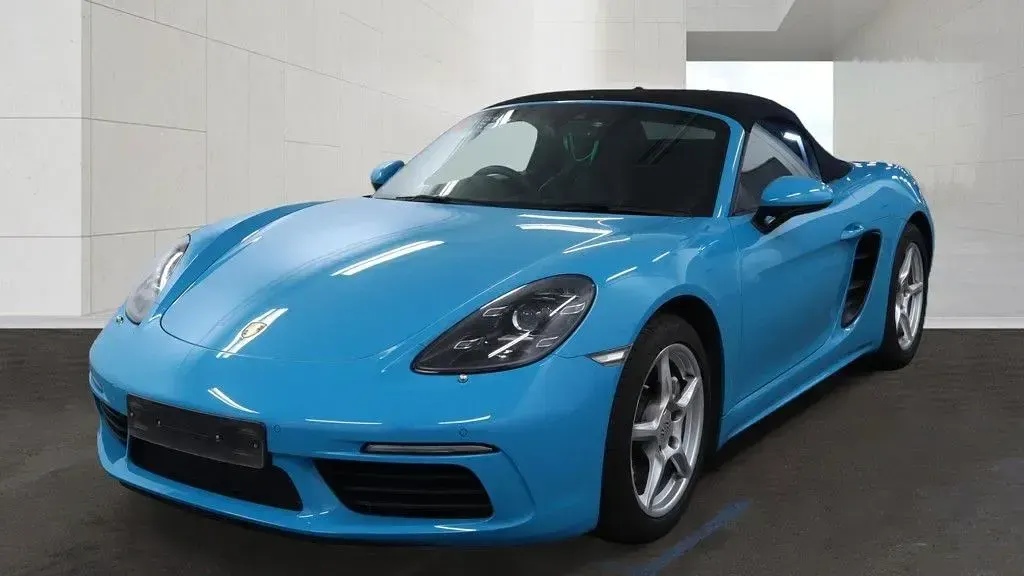 Used Porsche 718 Boxster 300 HP (220 kW) 2019 Blue Cabriolet