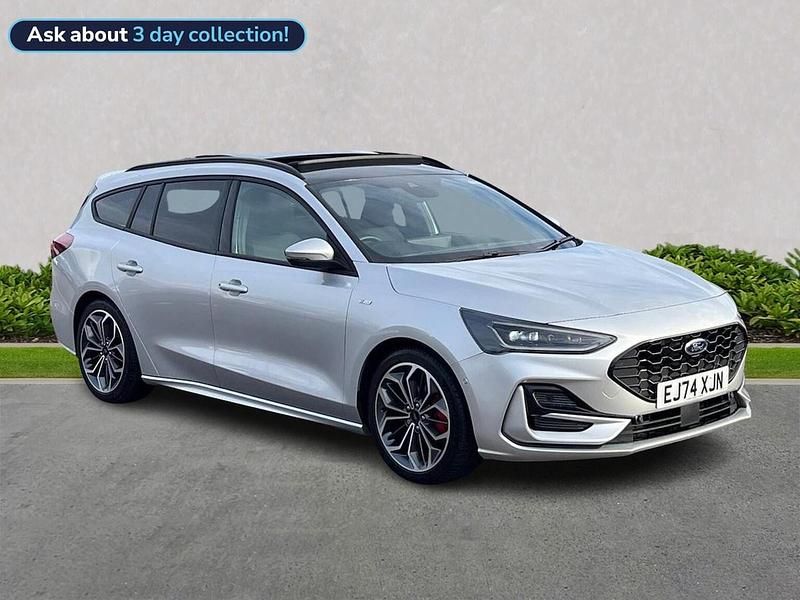 Silver Used 2024 Ford Focus ST-Line X Estate | £22,990 (Expensive) - Image 1/2