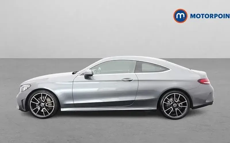 Used Mercedes C300 AMG Line Premium 258 HP (189 kW) 2019 Grey Coupe