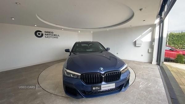 Used BMW 520 M Sport 2021 Blue Sedan