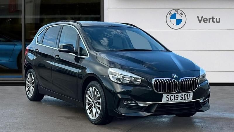 Black Used 2019 BMW 220 Active Tourer Luxury Line MPV | £13,734 (Fair price) - Image 1/4