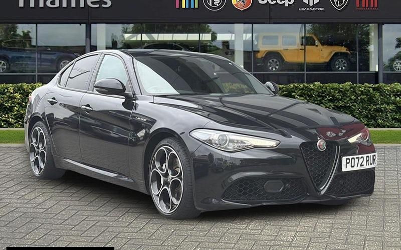 Black Used 2021 Alfa Romeo Giulia Veloce Sedan | £27,995 (Fair price) - Image 1/3