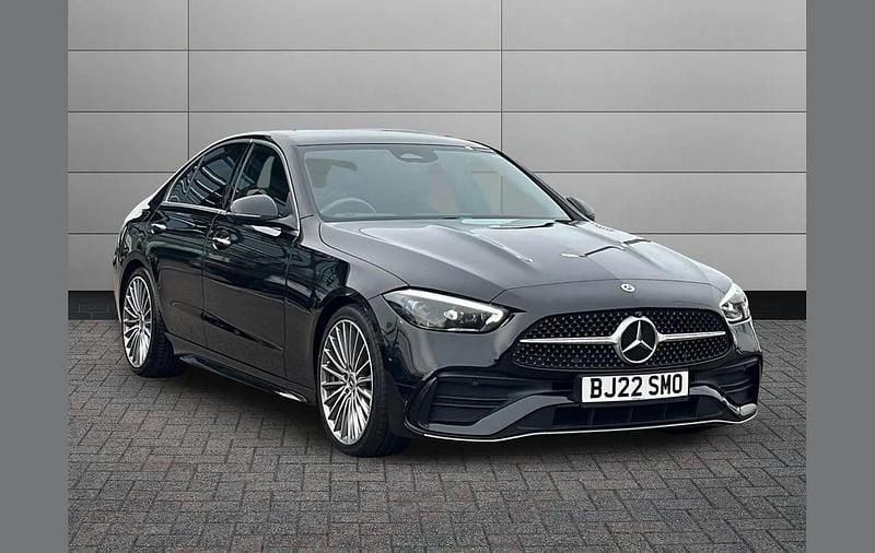 Used Mercedes C220 AMG Line Premium 196 HP (144 kW) 2022 Black Sedan