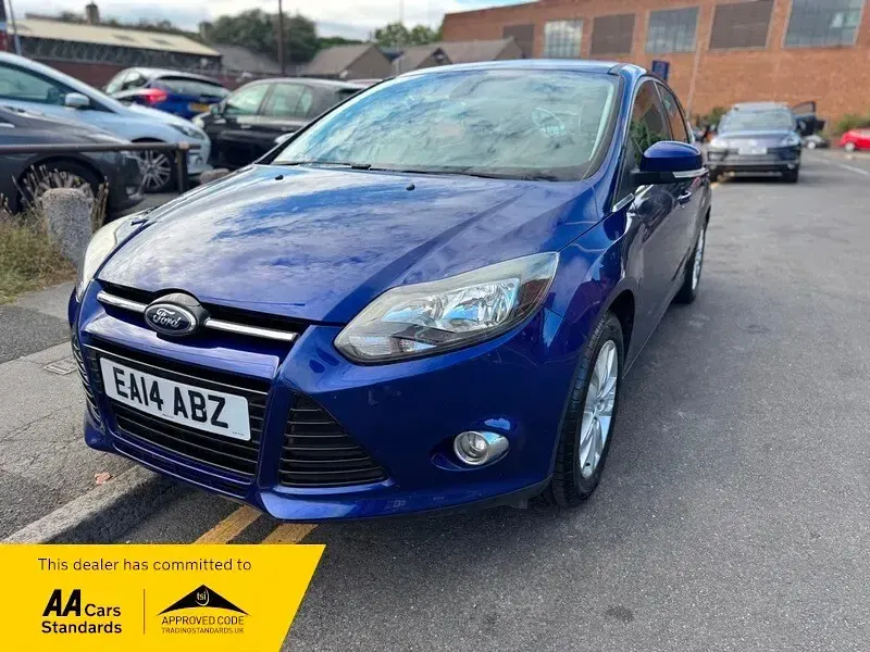 Used Ford Focus Titanium 125 HP (91 kW) 2014 Blue