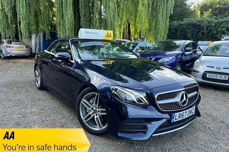 Blue Used 2017 Mercedes E220 AMG line Cabriolet | £15,490 (Good price) - Image 1/1