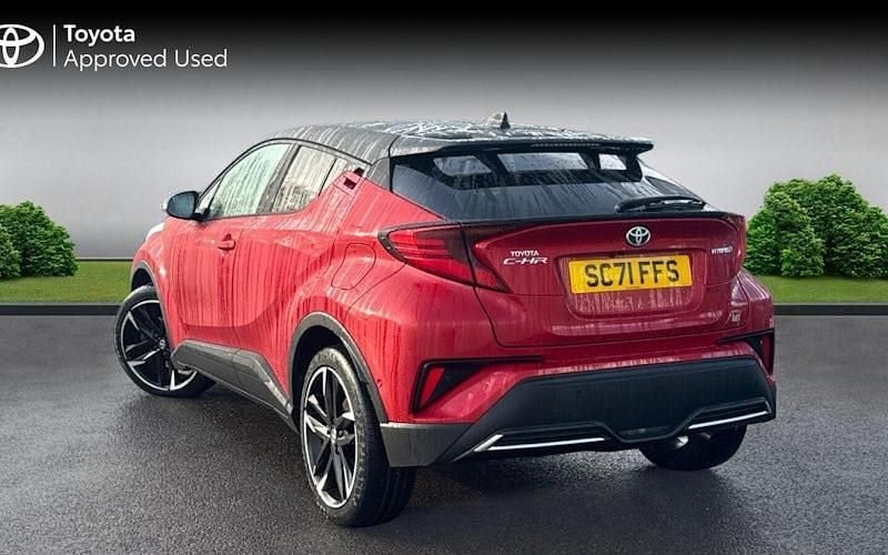 Used Toyota C-HR Sport 184 HP (135 kW) 2022 Scarlet flare bitone SUV