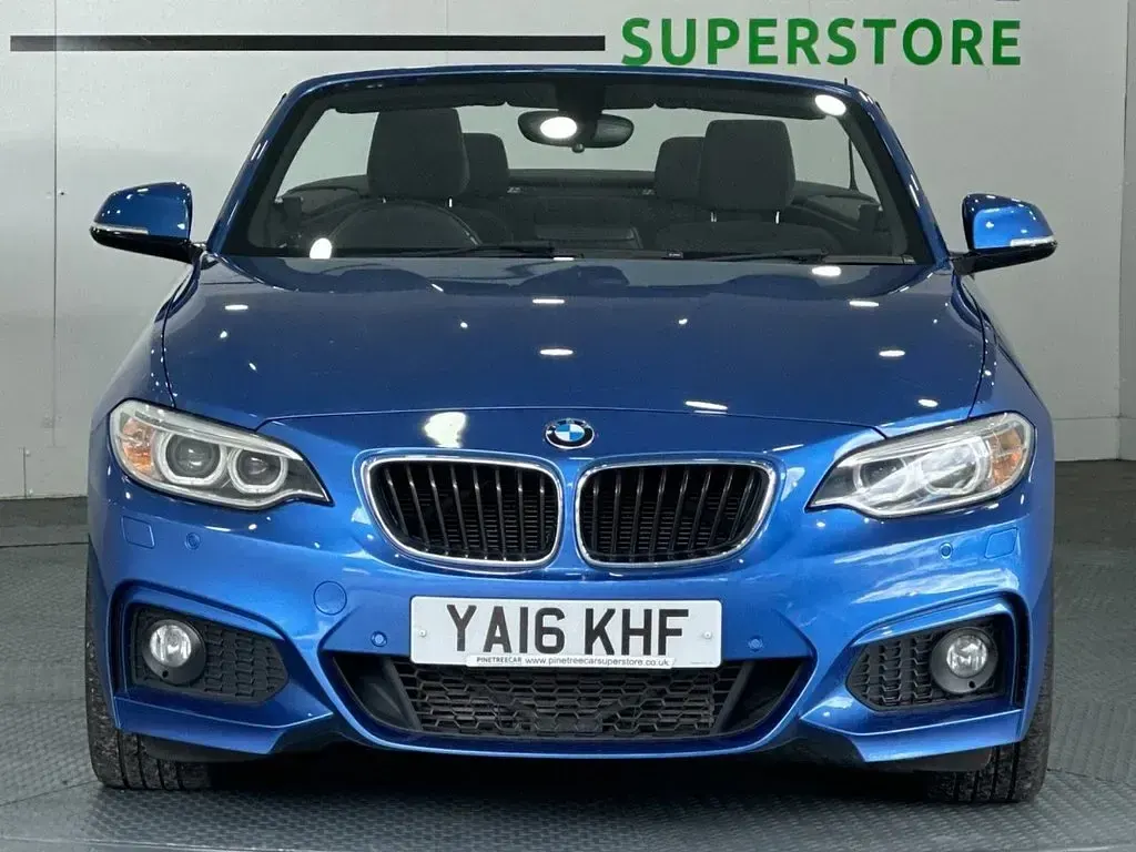 Used BMW 220 M Sport 190 HP (139 kW) 2016 Blue Cabriolet