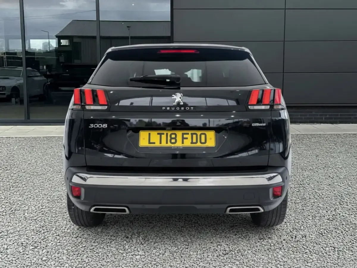 Used Peugeot 3008 GT-line 2018 Black SUV