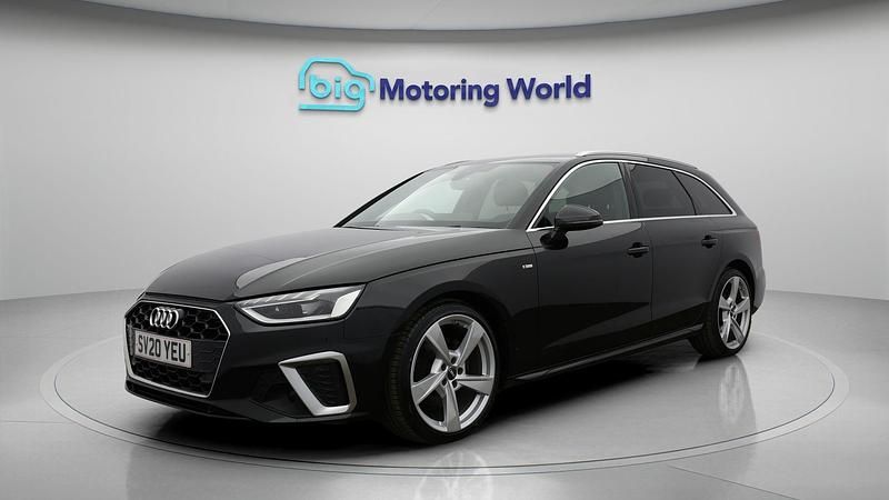 Used Audi A4 S-Line 161 HP (118 kW) 2020 Black Estate