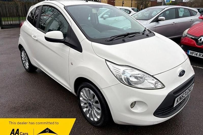 Used Ford Ka Zetec 69 HP (50 kW) 2013 Red Hatchback