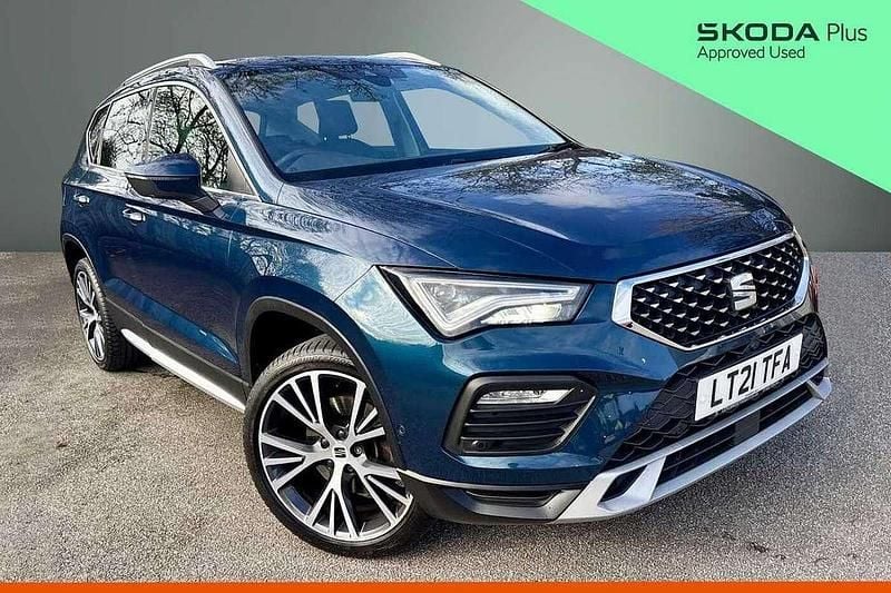 Blue Used 2021 Seat Ateca Xperience Lux SUV | £18,995 (Fair price) - Image 1/4