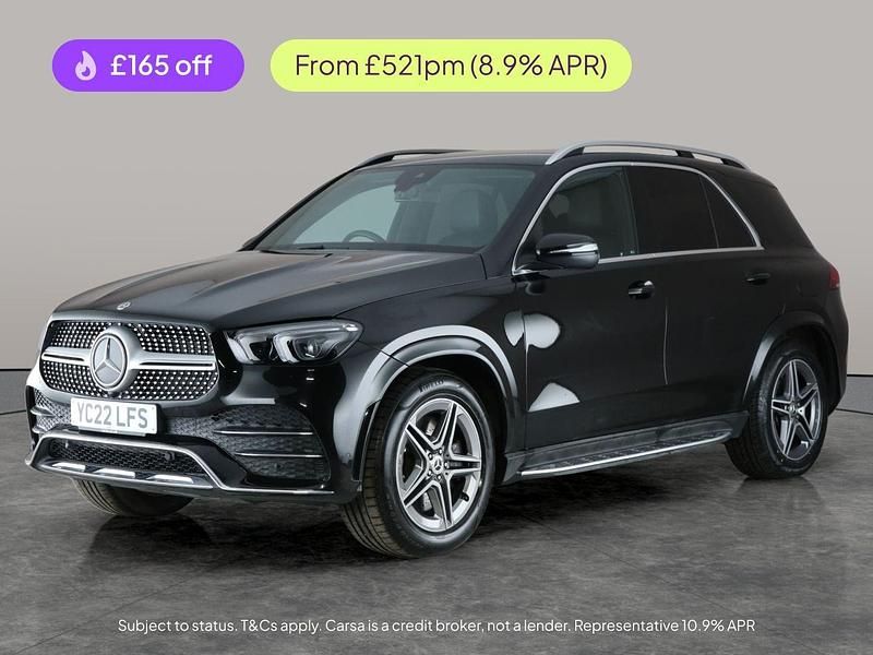 Black Used 2022 Mercedes GLE350 AMG line Estate | £30,831 (Good price) - Image 1/2