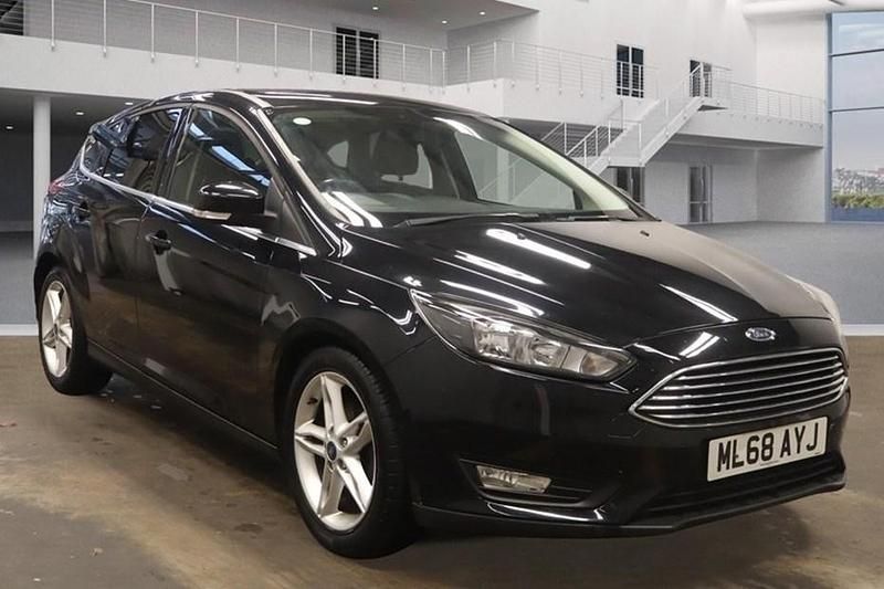 Panther black Used 2018 Ford Focus Zetec Hatchback | £7,875 (Fair price) - Image 1/1