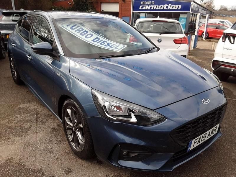 Used Ford Focus ST-Line 2019 Blue Hatchback
