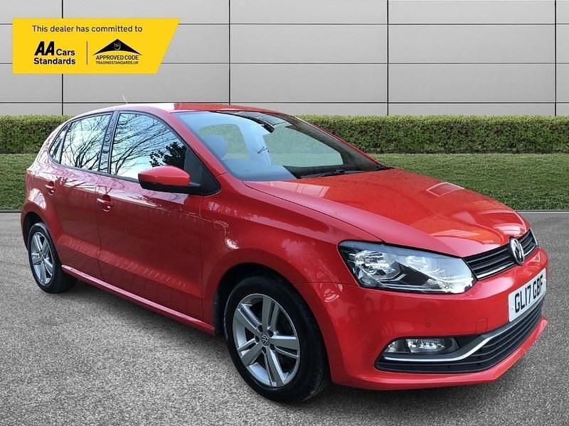 Red Used 2017 VW Polo Edition Hatchback | £6,995 (Fair price) - Image 1/2