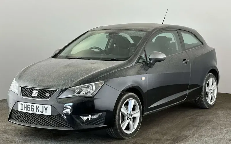 Used Seat Ibiza SC FR 90 HP (66 kW) 2017 Black Hatchback