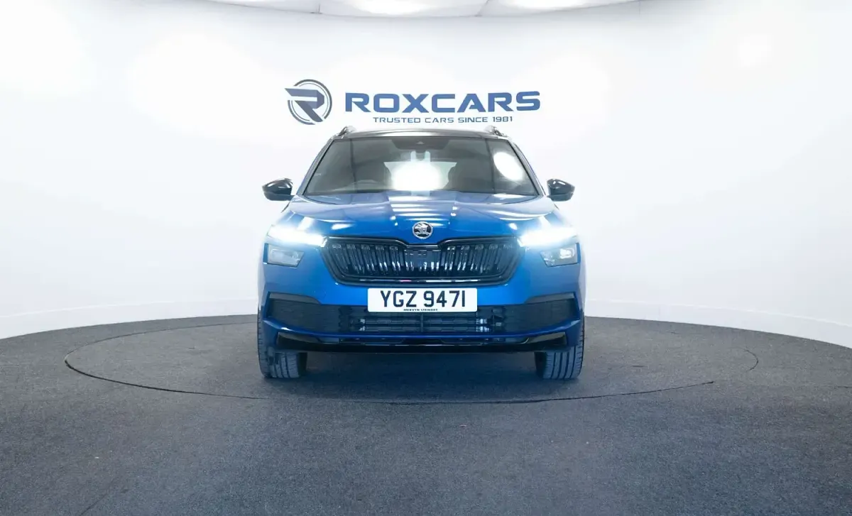 Used Skoda Kamiq Monte Carlo 110 HP (80 kW) 2023 Blue SUV