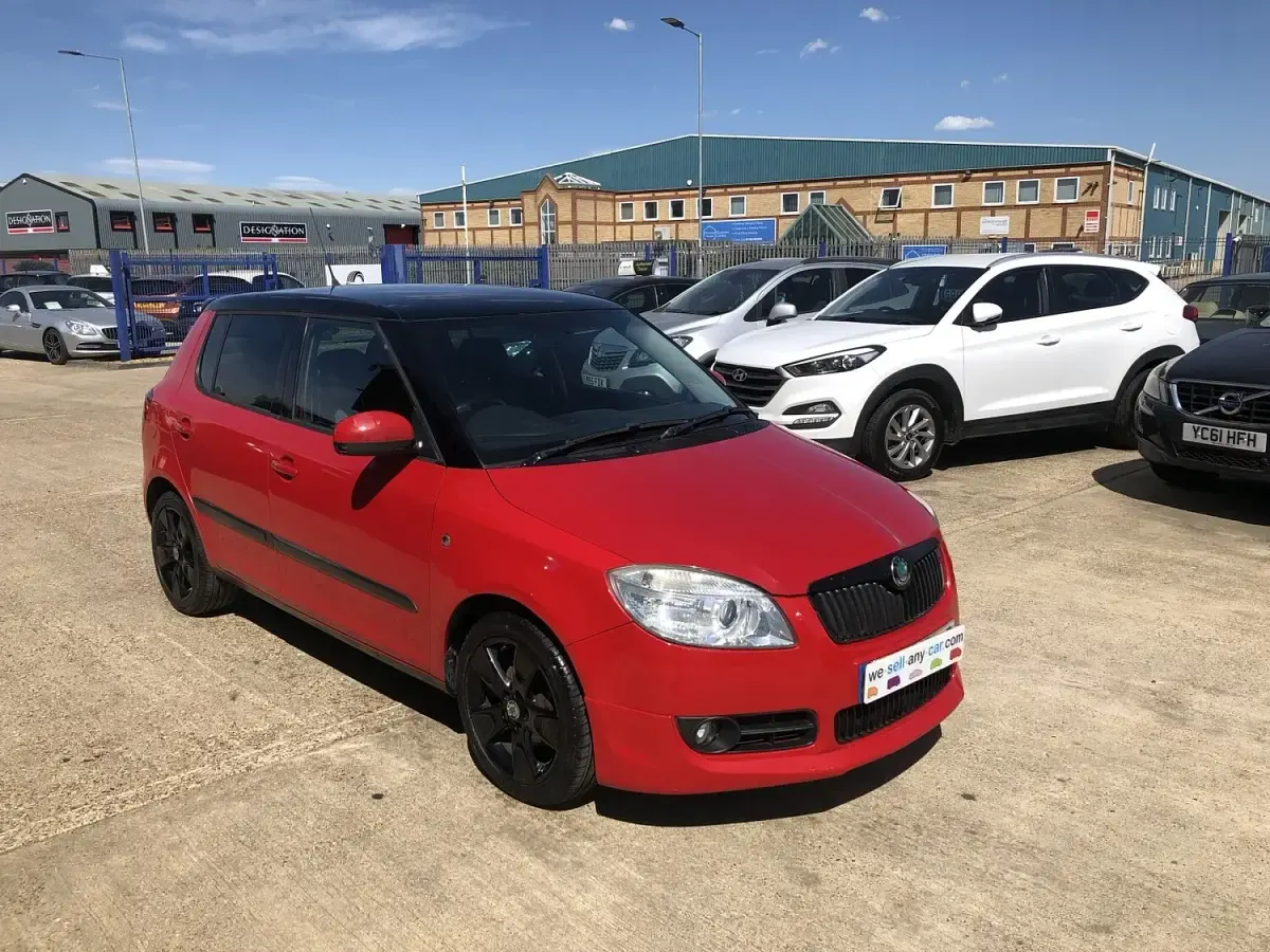 Used Skoda Fabia Sport 2009 Red Hatchback
