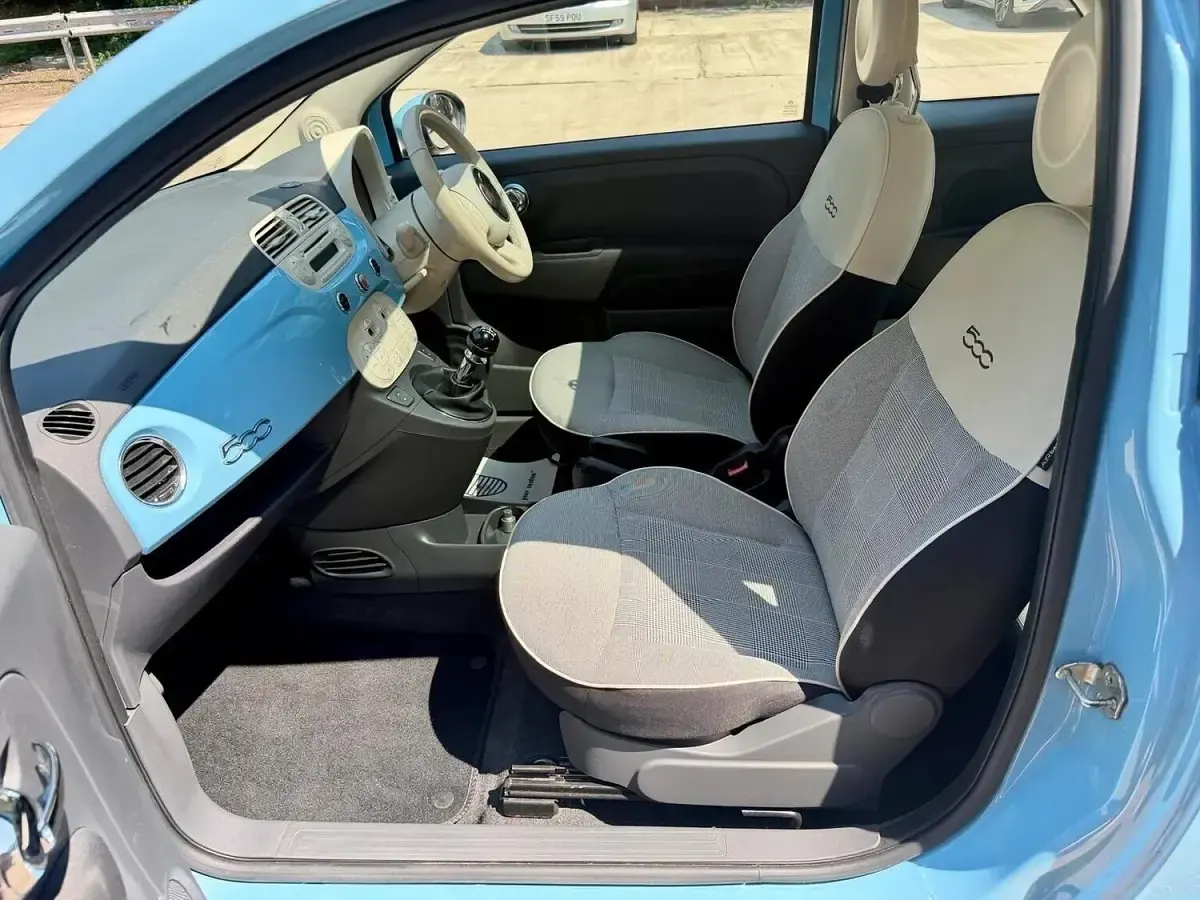 Used Fiat 500 Lounge 2015 Blue Hatchback