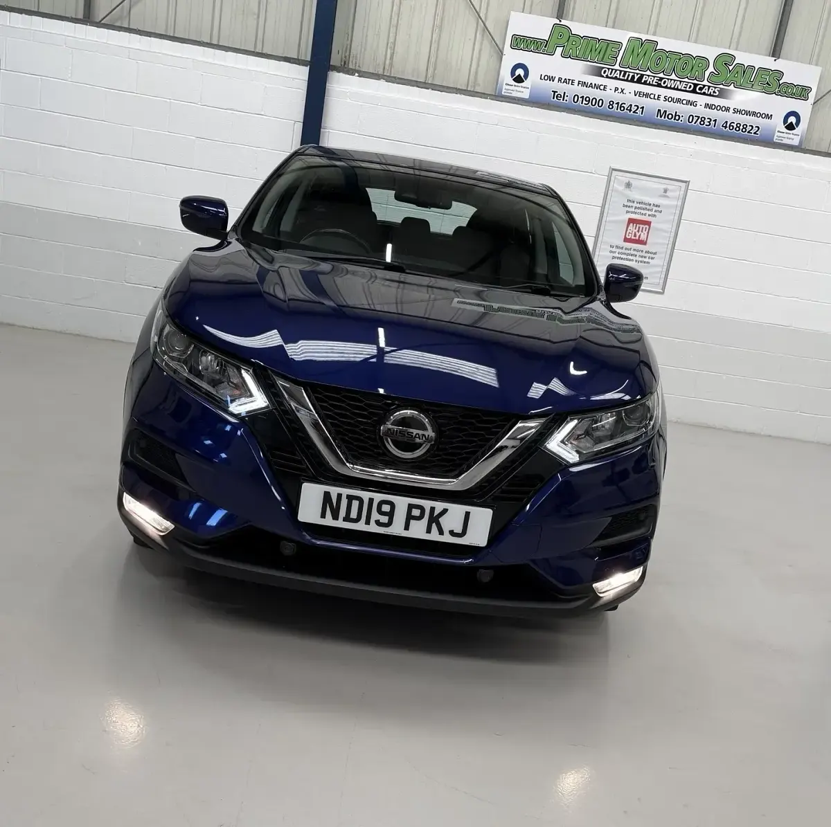 Used Nissan Qashqai Acenta Premium 115 HP (84 kW) 2019 Blue SUV
