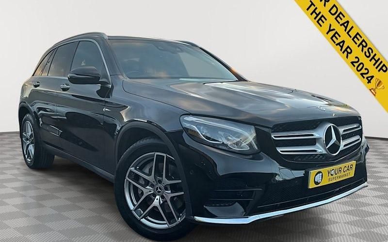 Black Used 2018 Mercedes GLC220 AMG Line Premium Estate | £19,799 (Fair price) - Image 1/4