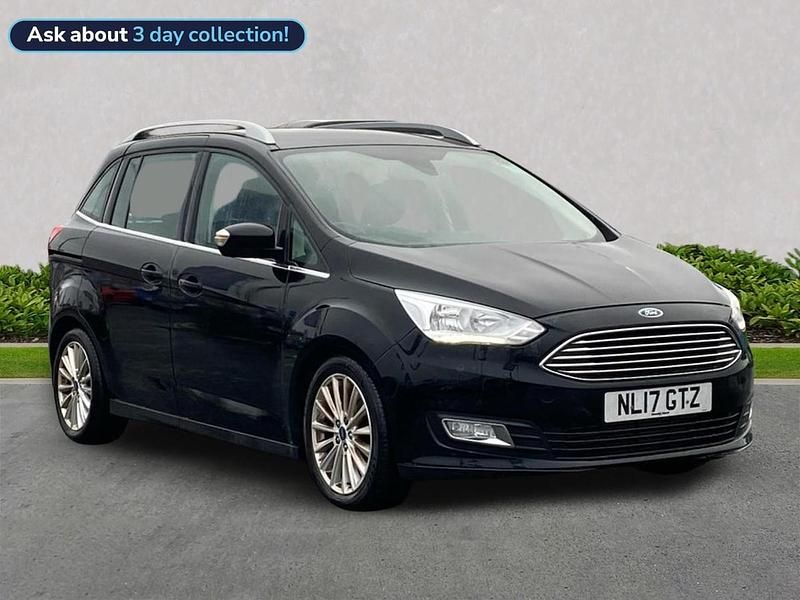 Black Used 2017 Ford Grand C-Max Titanium MPV | £8,393 (Fair price) - Image 1/4