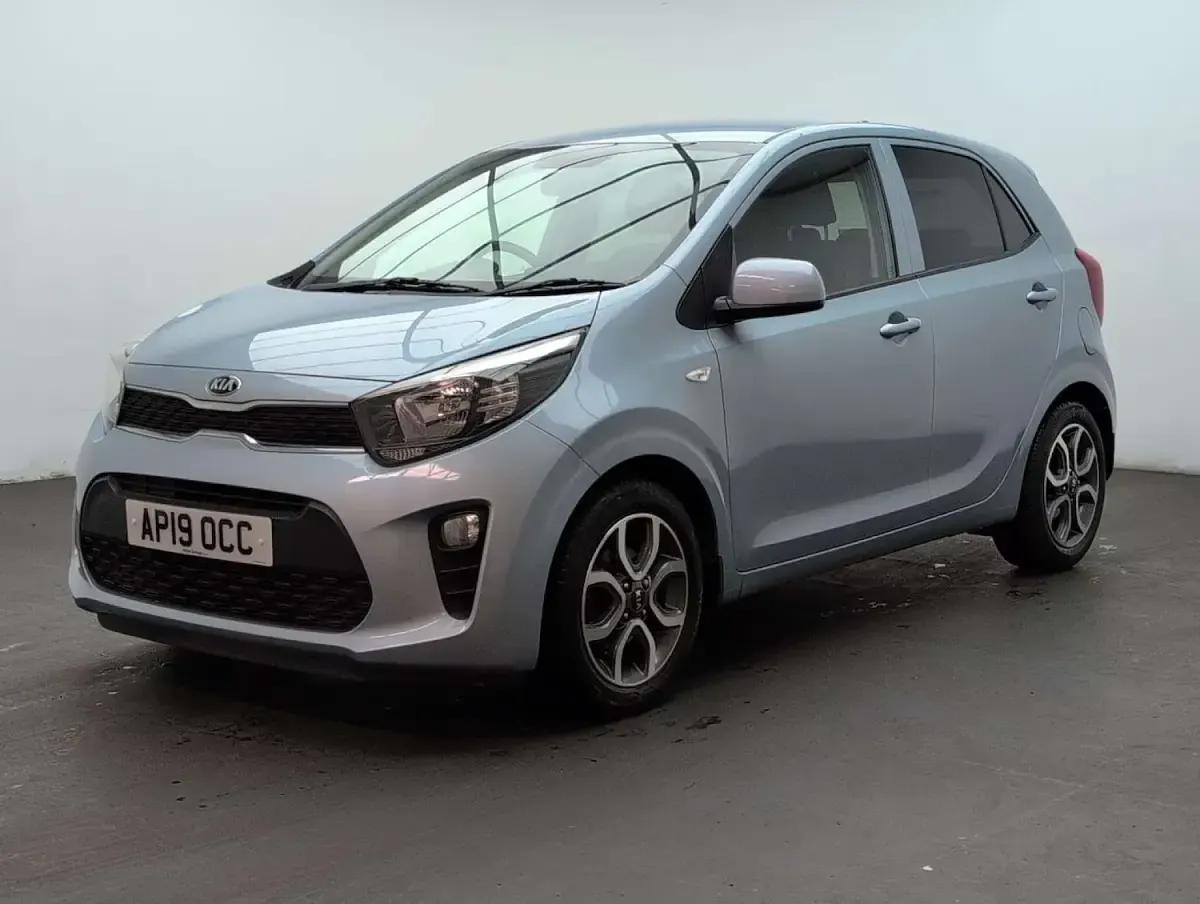 Used Kia Picanto 66 HP (48 kW) 2019 Blue Hatchback