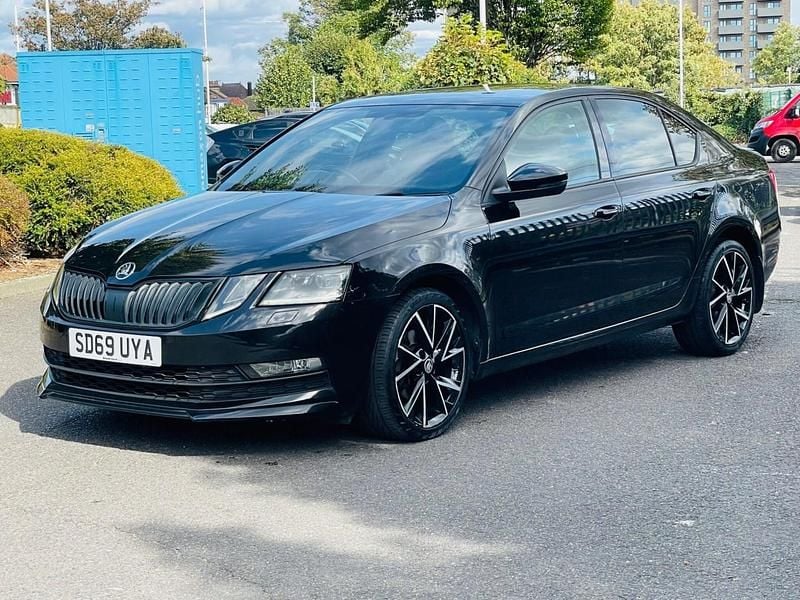 Used Skoda Octavia SportLine 150 HP (110 kW) 2019 Black Hatchback