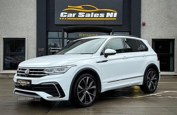 Used VW Tiguan R-line 150 HP (110 kW) 2022 White SUV