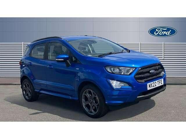 Blue Used 2022 Ford Ecosport ST-Line SUV | £12,290 (Fair price) - Image 1/4