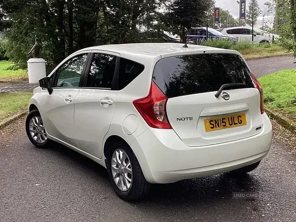 Used Nissan Note Acenta Premium 78 HP (57 kW) 2015 White Hatchback