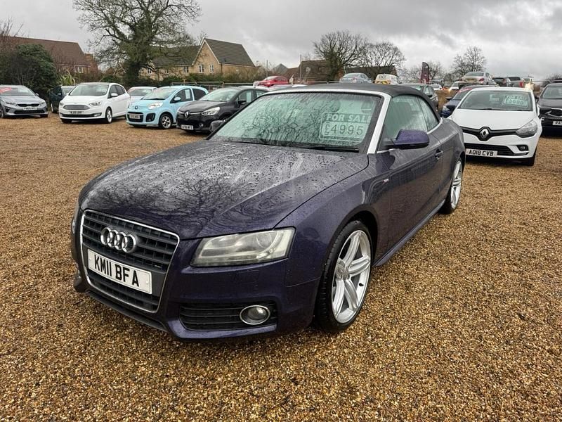 Used Audi A5 Cabriolet S-Line 2011 Purple Cabriolet
