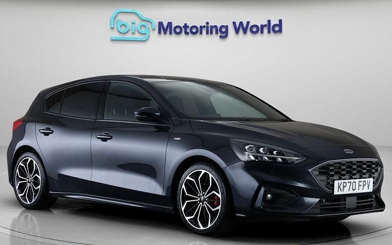 Used Ford Focus ST-Line X 125 HP (91 kW) 2021 Blue Hatchback