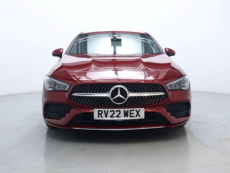 Used Mercedes CLA200 AMG Line Premium 163 HP (119 kW) 2022 Red Coupe