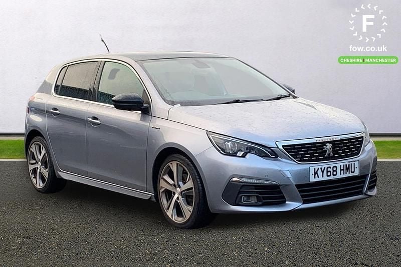 Grey Used 2018 Peugeot 308 GT-line Hatchback | £8,899 (Fair price) - Image 1/3