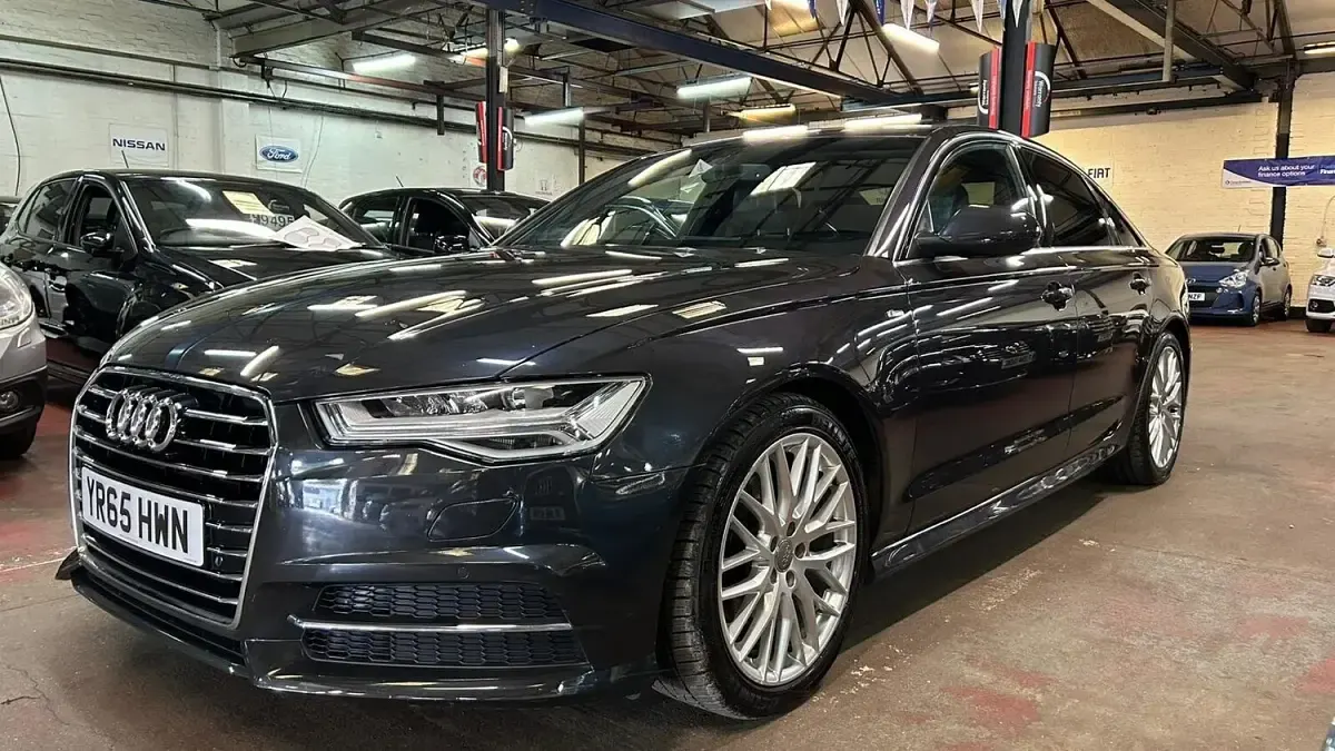 Used Audi A6 S-Line 190 HP (139 kW) 2015 Grey Sedan