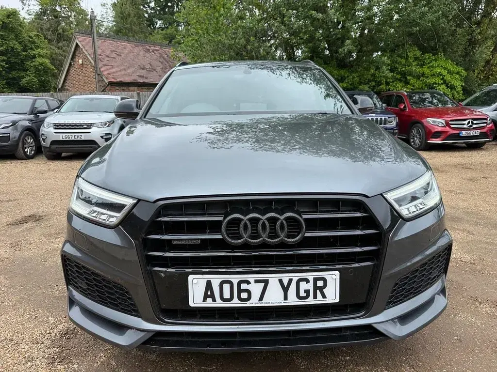 Used Audi Q3 Black Edition 180 HP (132 kW) 2018 Grey SUV